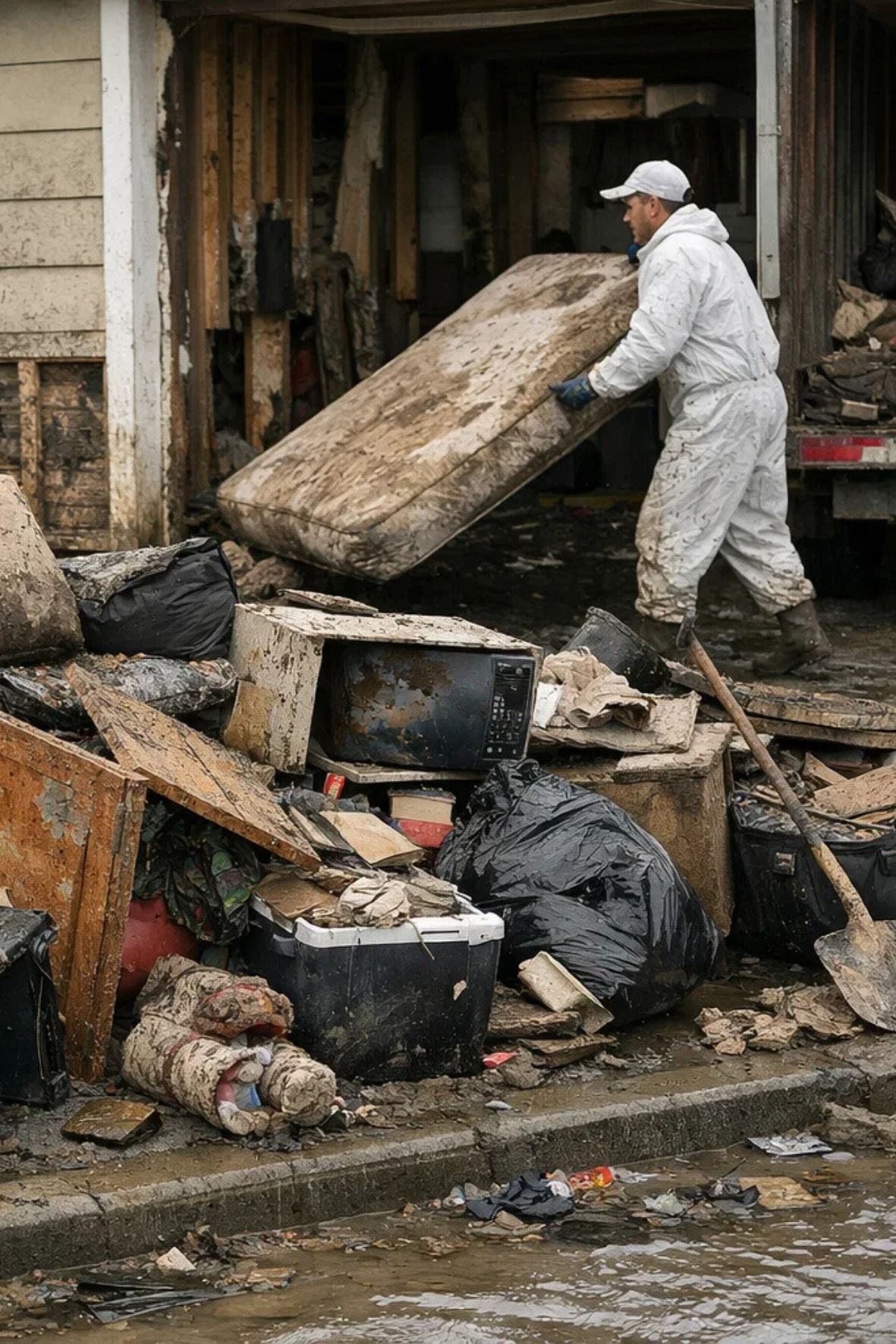 Débarras complet d’un logement insalubre après sinistre  à Amqui