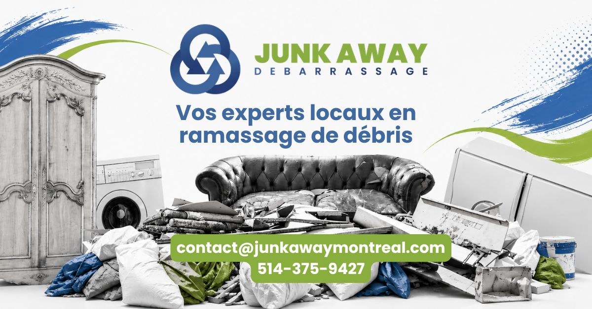 Bannière Junk Away Montreal